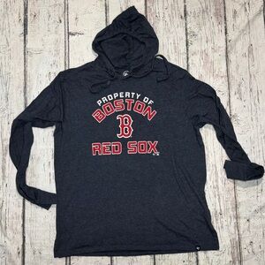 Boston Red Sox Retro SOFT Hoodie Pullover Long Sleeve Shirt